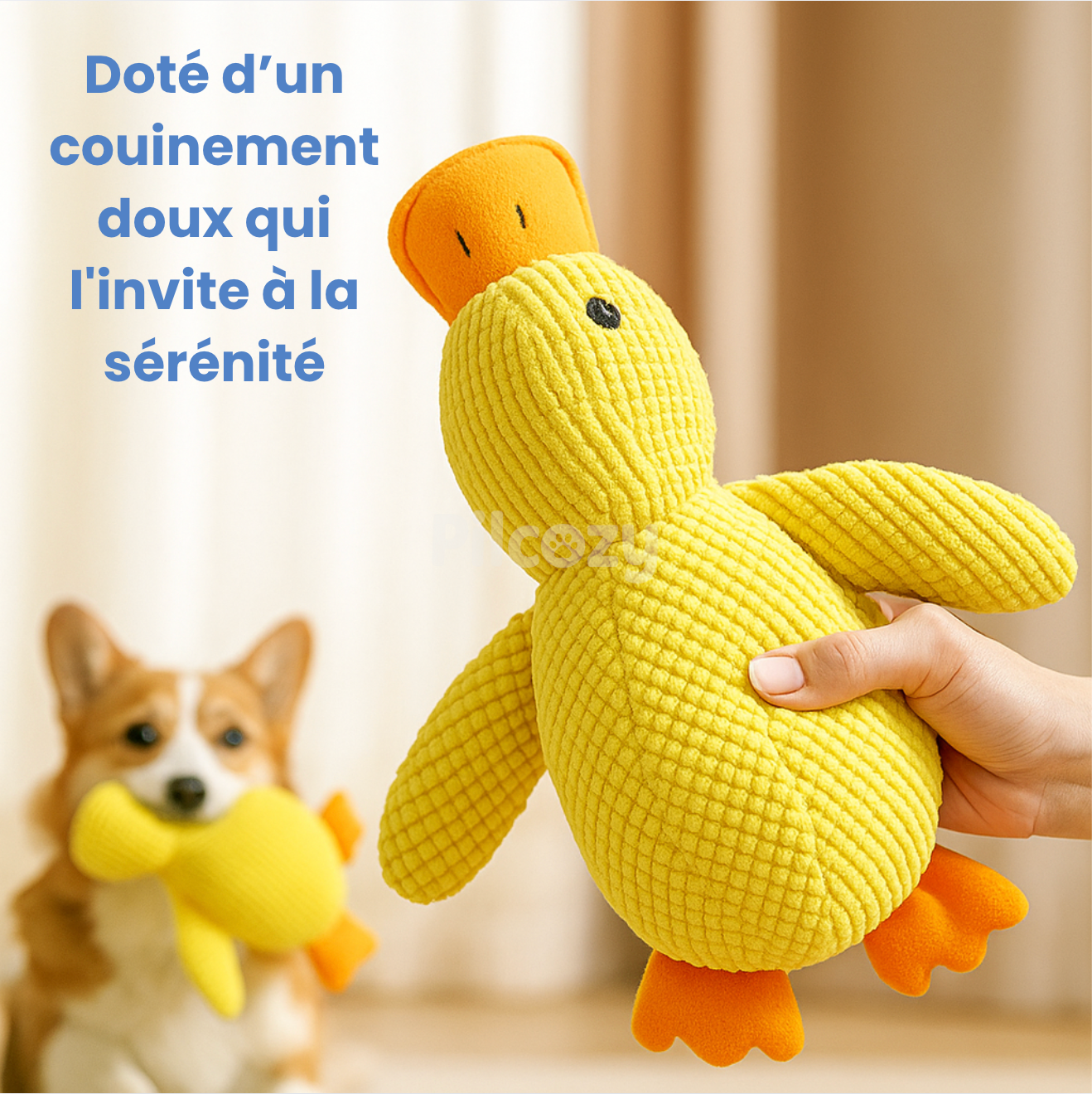 Doudou Canard Anti-Stress Pilcozy
