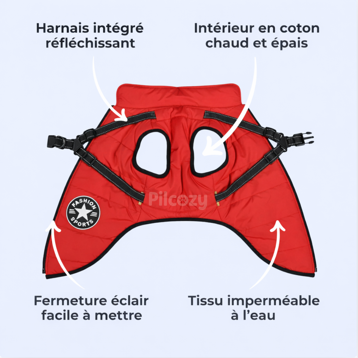 Manteau d'Hiver 3 en 1 Pilcozy™️