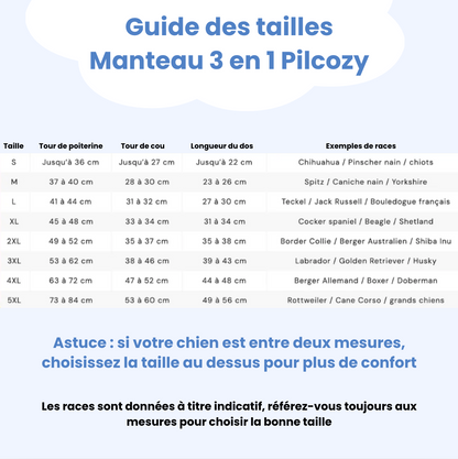 Manteau d'Hiver 3 en 1 Pilcozy™️